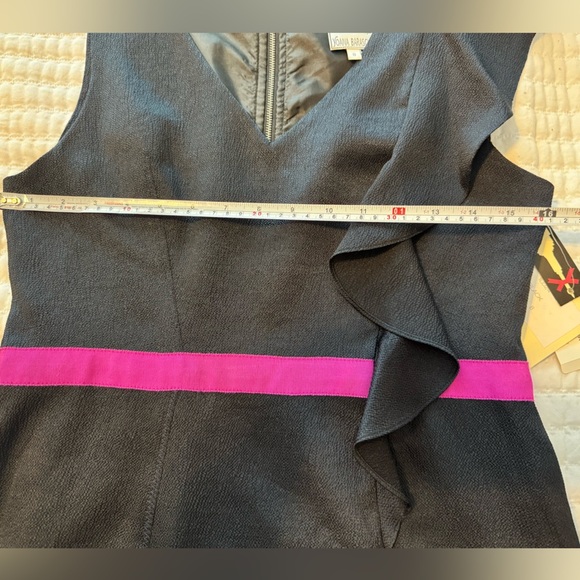 NWT Yoana Baraschi Made in NYC Sheath Dress with Shoulder Ruffle 
Size 8 - Picture 8 of 10